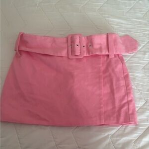 Peppermayo Pink Mini Skirt with Belt
